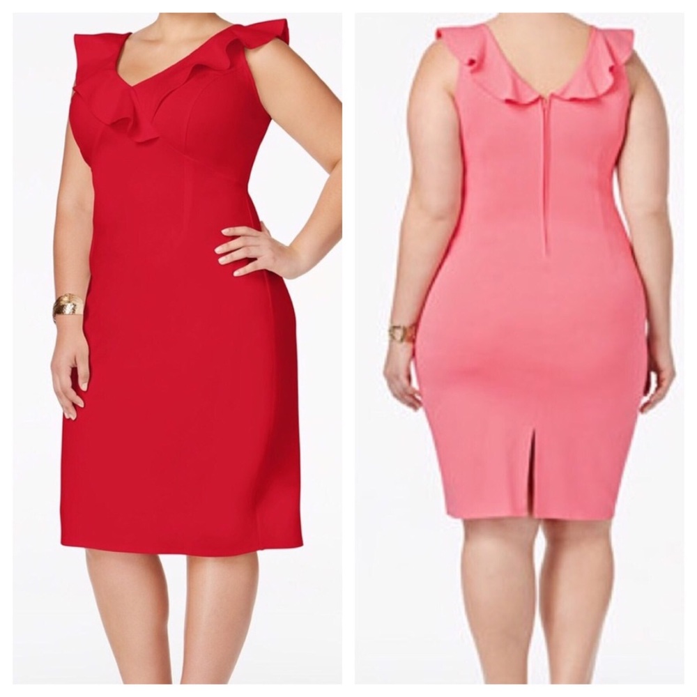 ➕ Red Bodycon Dress